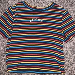 Goodbye striped top